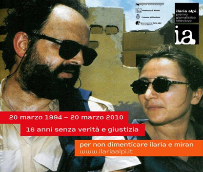 Verità e giustizia su Ilaria Alpi e Miran Hrovatin