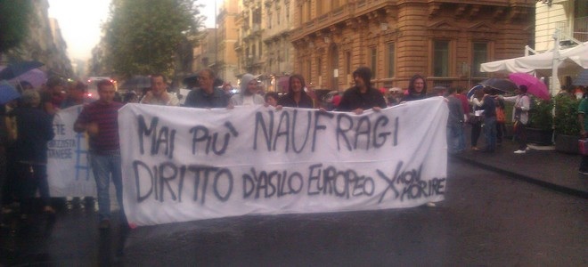 Un corteo per dire basta alle morti in mare
