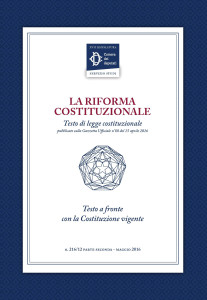 La riforma costituzionale