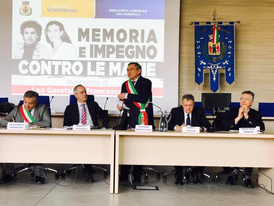 Cittanova/Vimodrone, strade di memoria nel segno vittime mafie