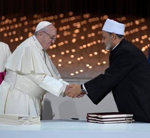 Il Papa e l’Imam per lavorare insieme