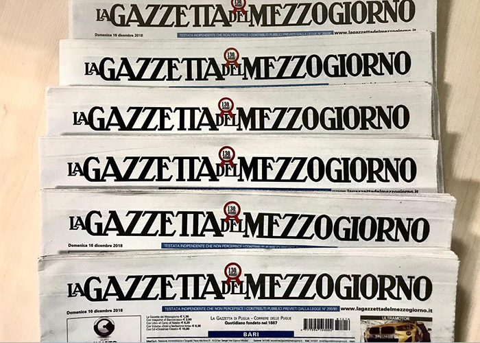 Gazzetta del Mezzogiorno: annunciati licenziamenti, prima giornata di sciopero
