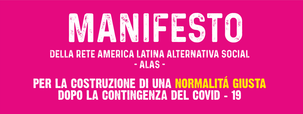 ALAS, manifesto per la costruzione di una normalità giusta post Covid-19