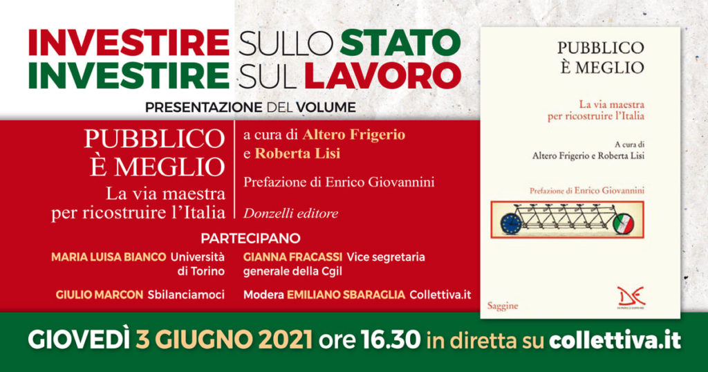 Presentazione del volume “Pubblico è meglio”, giovedì 3 giugno