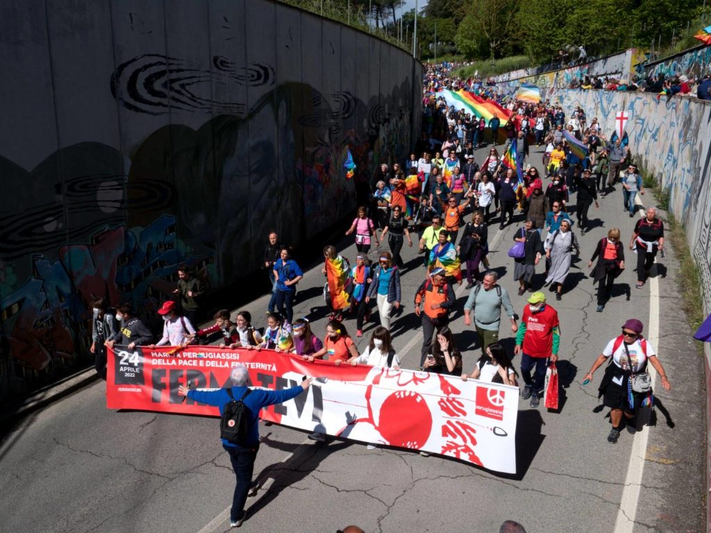 Marcia PerugiAssisi: appelli, proposte e impegni per togliere la parola alle armi