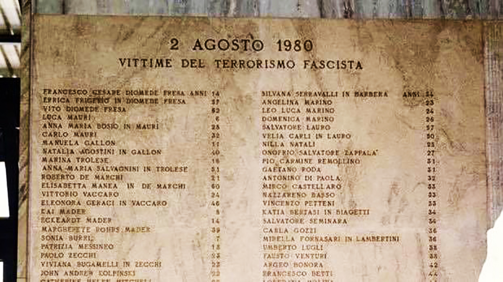 Strage alla Stazione di Bologna, confermato l’ergastolo per l’ex Avanguardia Nazionale Bellini