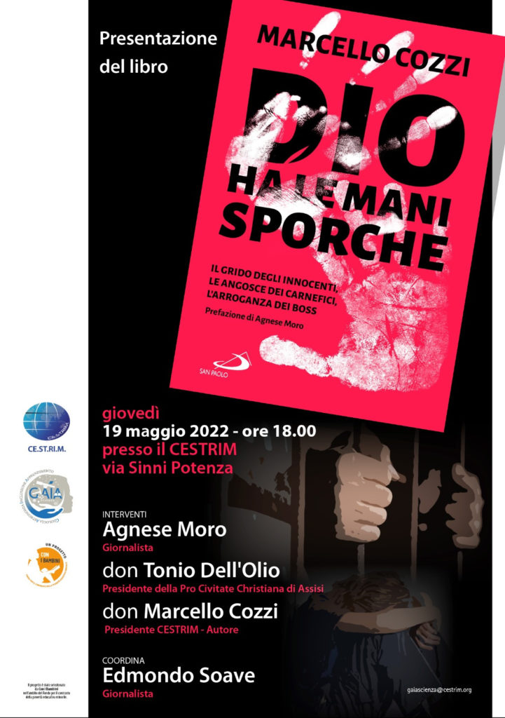 Potenza 19 maggio: presentazione di “Dio ha le mani sporche”