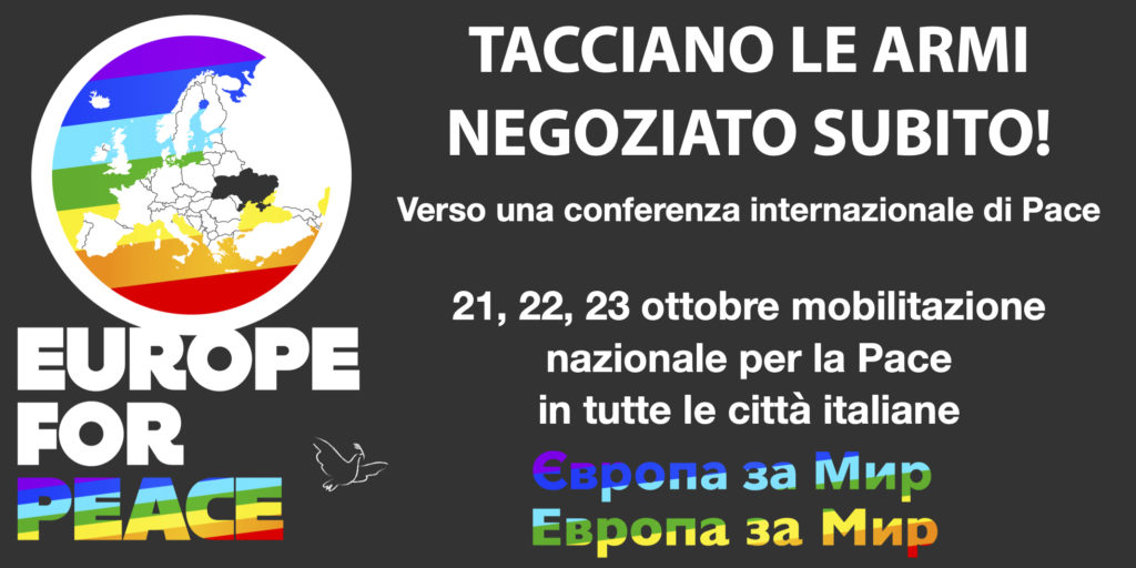 Voci di pace dalle città di tutta Italia: cessate il fuoco e negoziate!