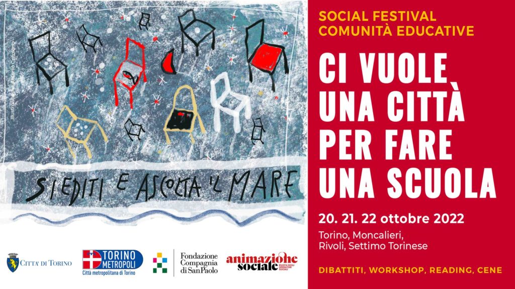 «Ci vuole una città per fare una scuola», al via il Social Festival Comunità Educative