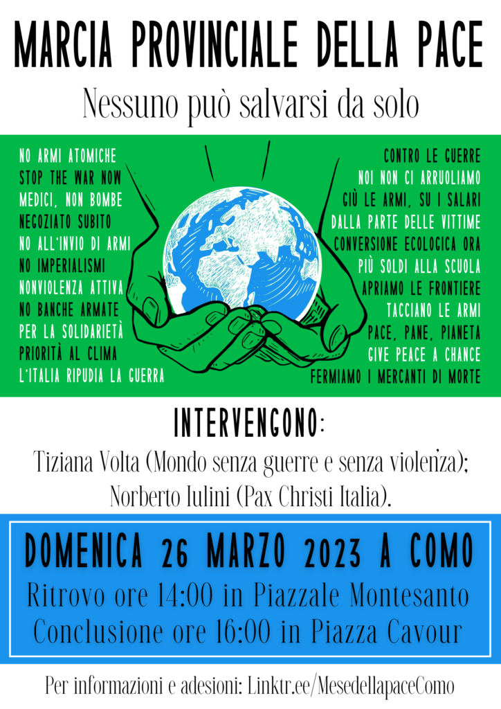 Como 26 marzo, Marcia provinciale della Pace