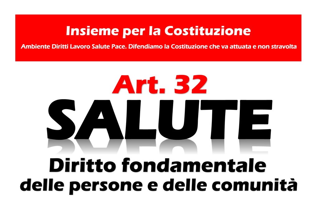 “Insieme per la Costituzione”: appuntamento a Roma il 24 giugno per la difesa del diritto alla salute