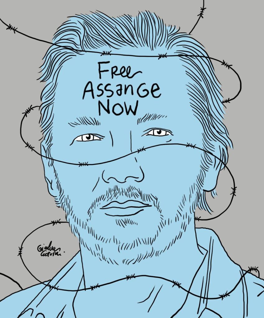 Venezia 29/8: flash mob per la liberazione di Julian Assange con Articolo 21 e FreeAssange Veneto