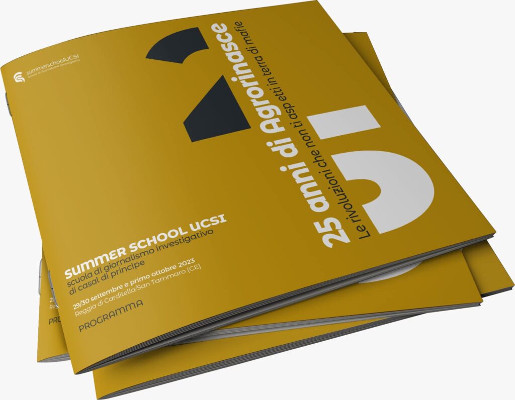 Ucsi, dal 29 settembre la Summer School di Giornalismo Investigativo a Casal di Principe (CE)