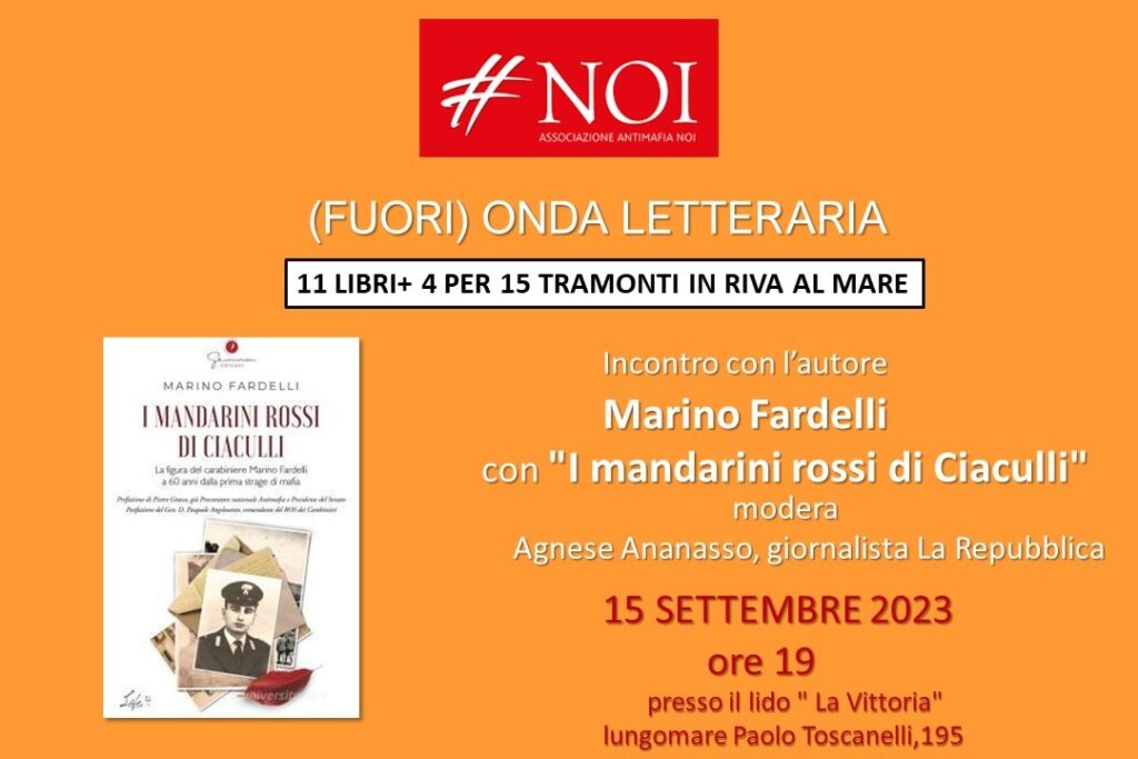 Ostia 15 settembre, torna (Fuori) Onda Letteraria con Marino Fardelli
