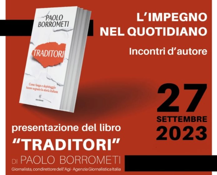 ‘Traditori’: il 27 settembre a Rieti la presentazione del libro di Borrometi con Di Matteo