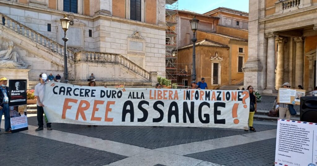 Roma 13 aprile, sit in per la liberazione di Julian Assange