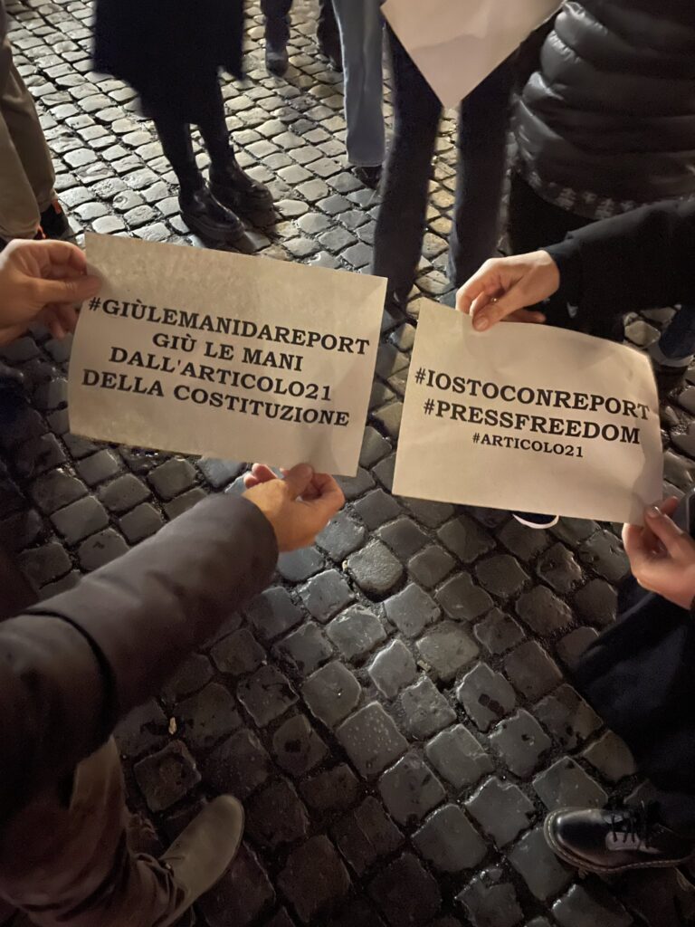 La battaglia per la difesa di Report è stata e sarà un impegno per tutelare i diritti costituzionali