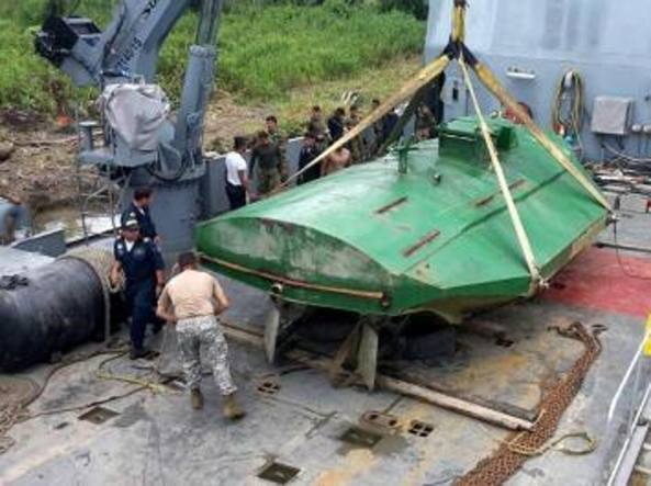 La “squadra navale” sottomarina degli ingegnosi narcotrafficanti colombiani