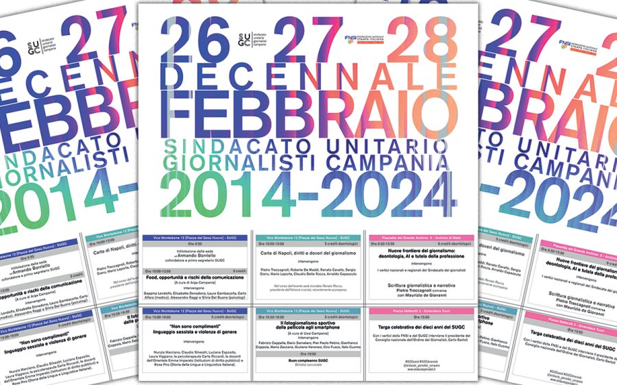 Sugc, dal 26 febbraio tre giorni di eventi per il decennale