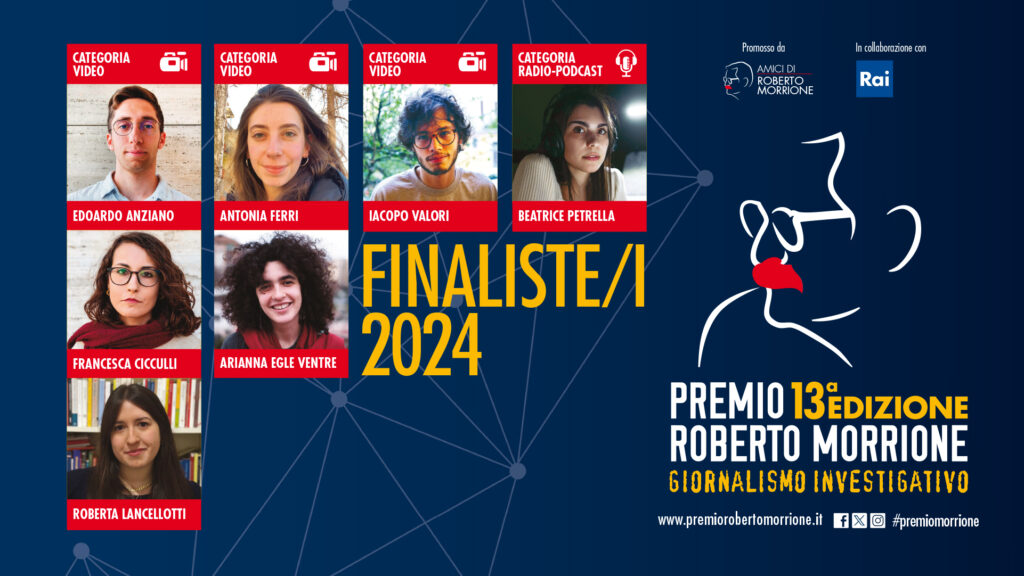 Presentati in RAI finalisti/e e tutor nuova edizione Premio Roberto Morrione