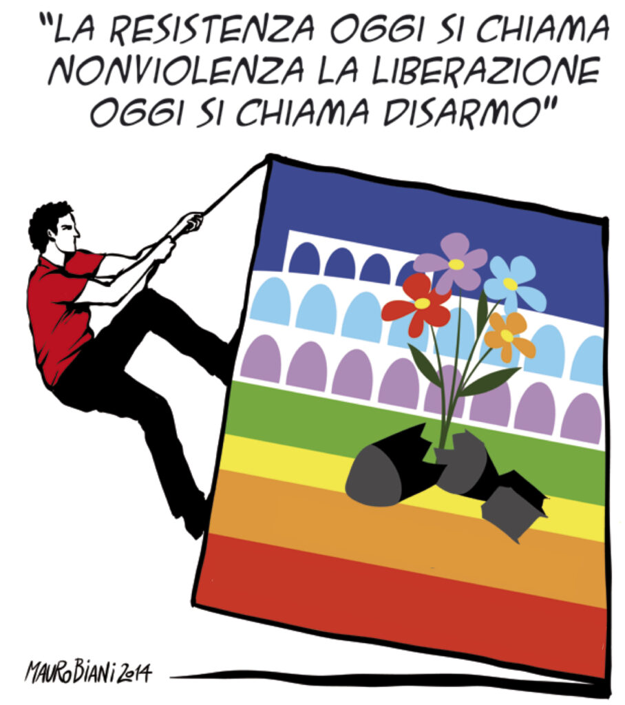 “Per un 25 Aprile di Pace, nel segno del Disarmo e della Nonviolenza”