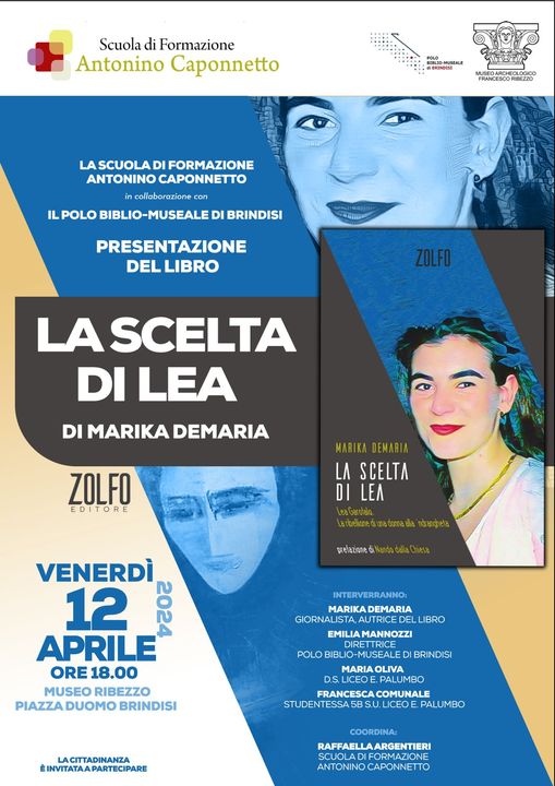 “La scelta di Lea. La ribellione di una donna alla ‘ndrangheta”, Brindisi 12 aprile 2024