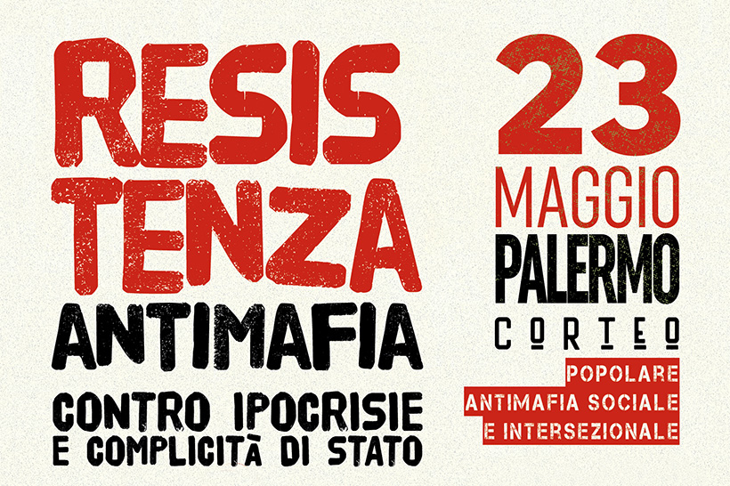 Corteo ”Resistenza Antimafia”, Palermo 23 maggio 2024