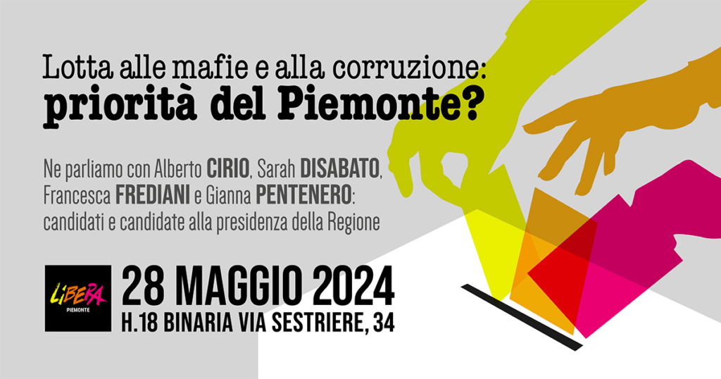Incontro con lɜ candidatɜ alla Presidenza della Regione Piemonte