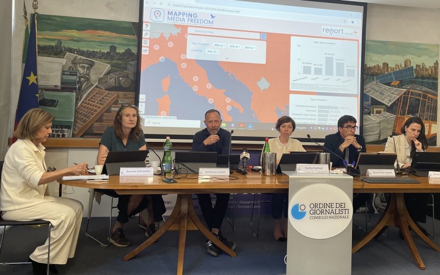 Libertà di stampa in Italia. La missione del MFRR: «Il governo ci ha ignorato»