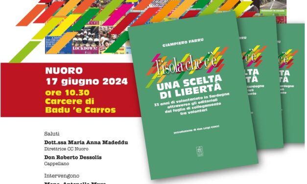 Nuoro, Badu ‘e Carros, 17 giugno: presentazione del libro “L’isola che c’è: una scelta di libertà”
