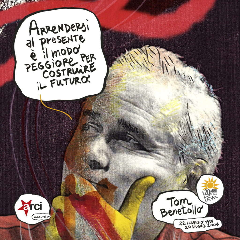 Vent’anni dopo Tom Benetollo resta il nostro lampadiere