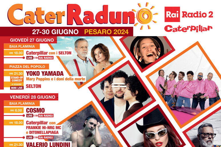 CaterRaduno 2024: appuntamento a Pesaro dal 27 al 30 giugno