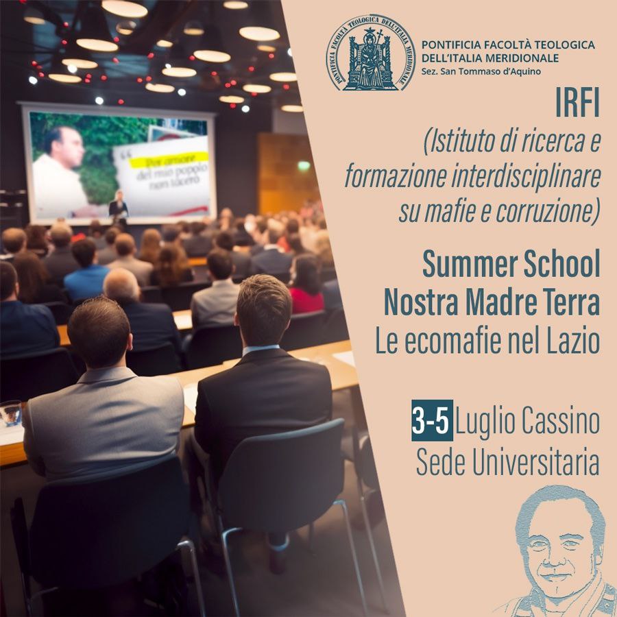 IRFI Summer School 3/5 luglio: “Nostra Madre Terra. Le ecomafie nel Lazio, una sfida per tutti”