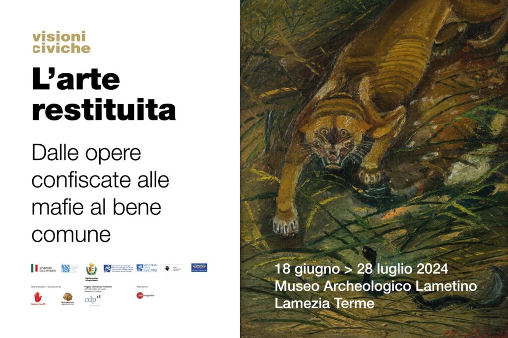 “Visioni Civiche – L’arte restituita. Dalle opere confiscate alle mafie al bene comune”