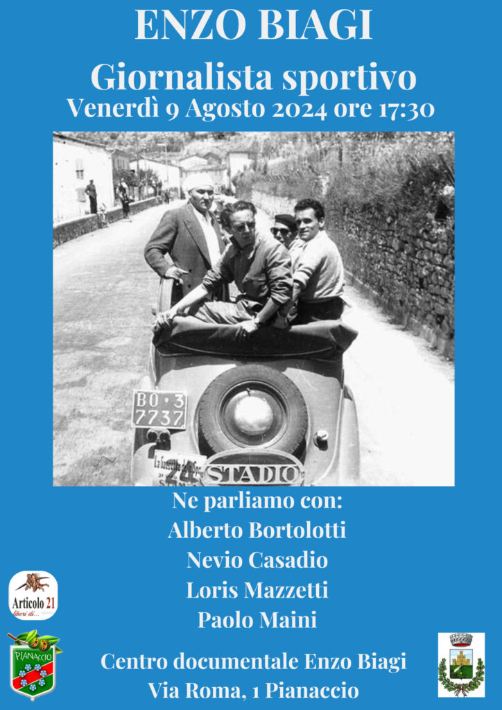 Venerdì 9 agosto a Lizzano in Belvedere (BO) il ricordo di Enzo Biagi nell’anniversario della nascita
