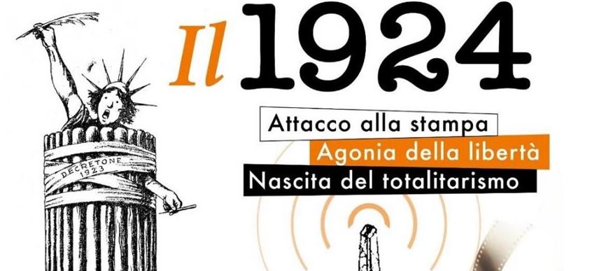 Il 1924: attacco alla libertà di stampa. Inaugurata la mostra della Fondazione Murialdi