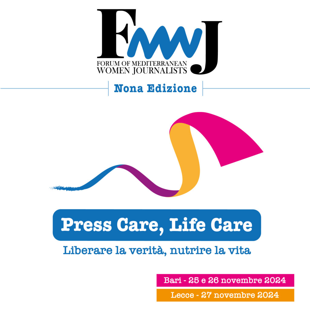 9° Forum of Mediterranean Women Journalists a Bari il 25-26 novembre e a Lecce il 27