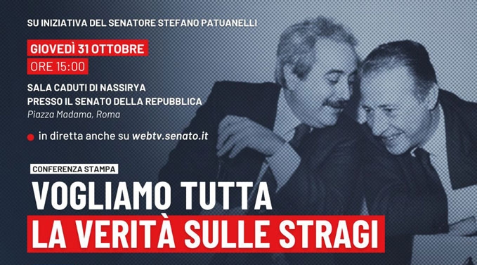 Roma, 31 Ottobre: ”Vogliamo la verità sulle stragi”