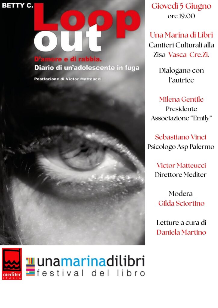 Palermo 5 giugno, “Loop out” alla rassegna “Una marina di libri”