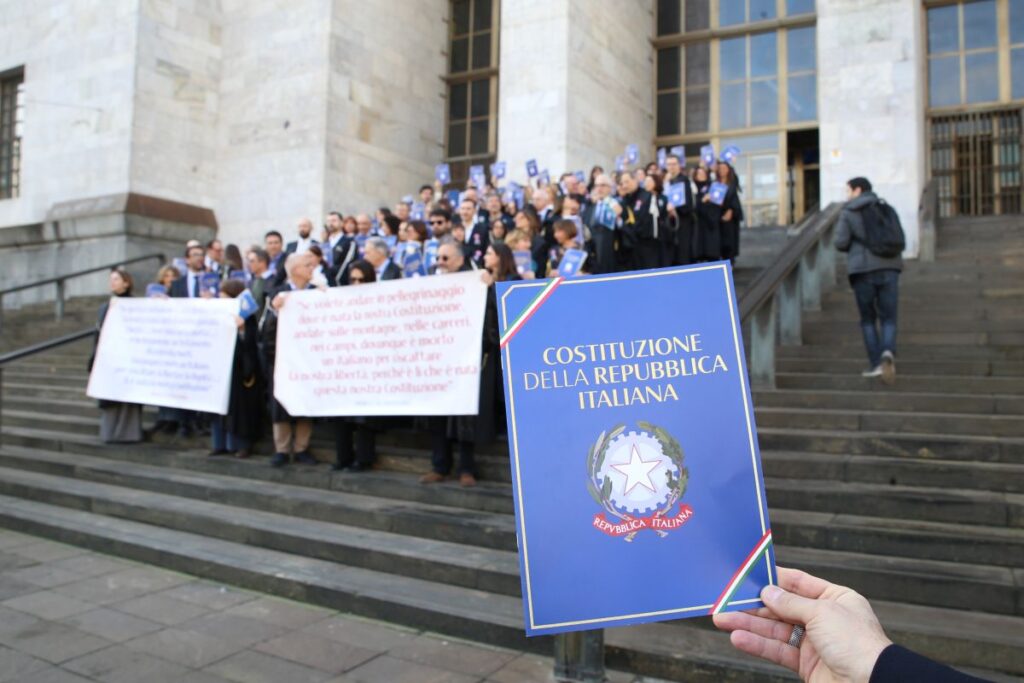 Anm: “No alla riforma della giustizia”