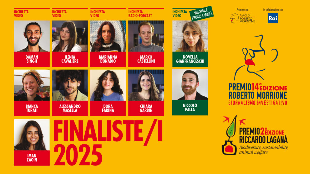 Giornalismo investigativo, presentati i finalisti e tutor della 14^ edizione del Premio Morrione