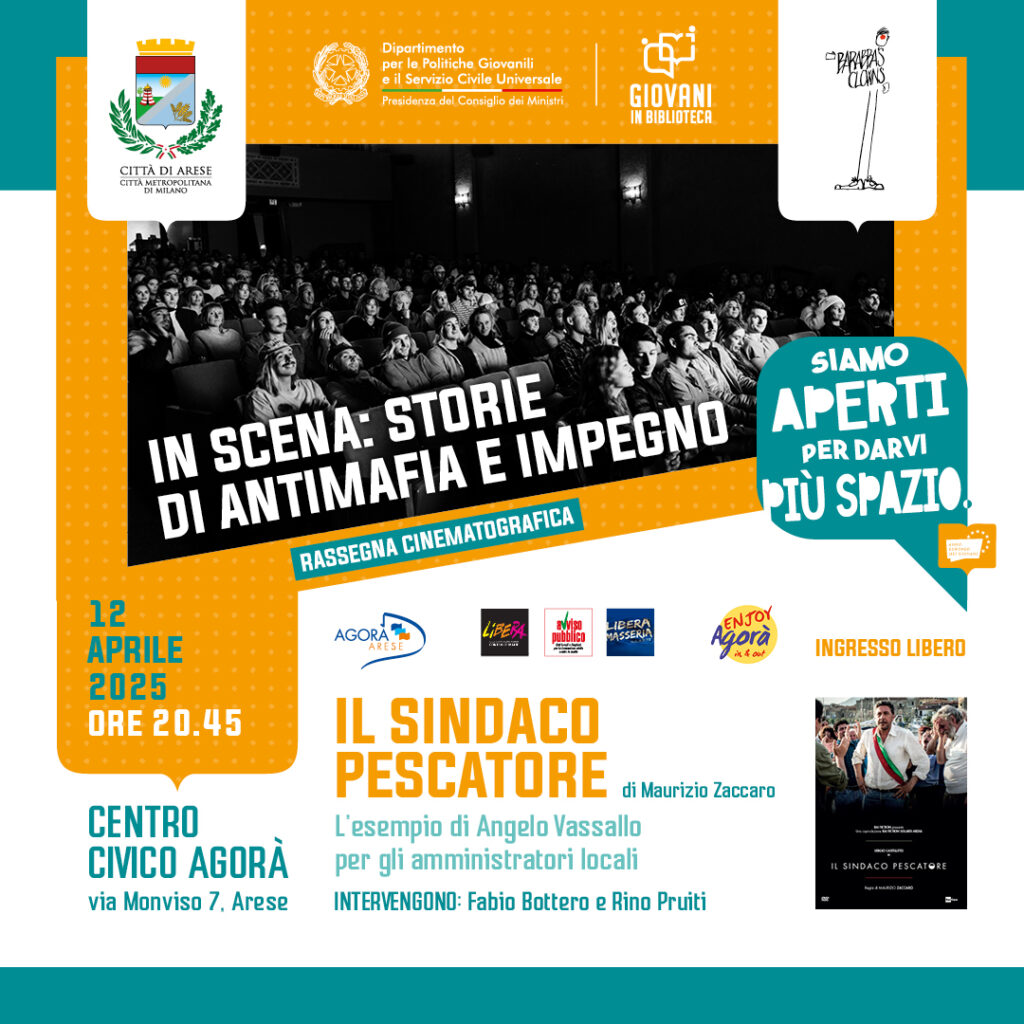 Appuntamento con il film “Il sindaco pescatore” ad Arese giovedì 17 aprile