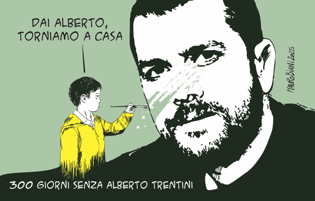 Non smettiamo di chiedere libertà per Alberto Trentini. Via alla campagna social