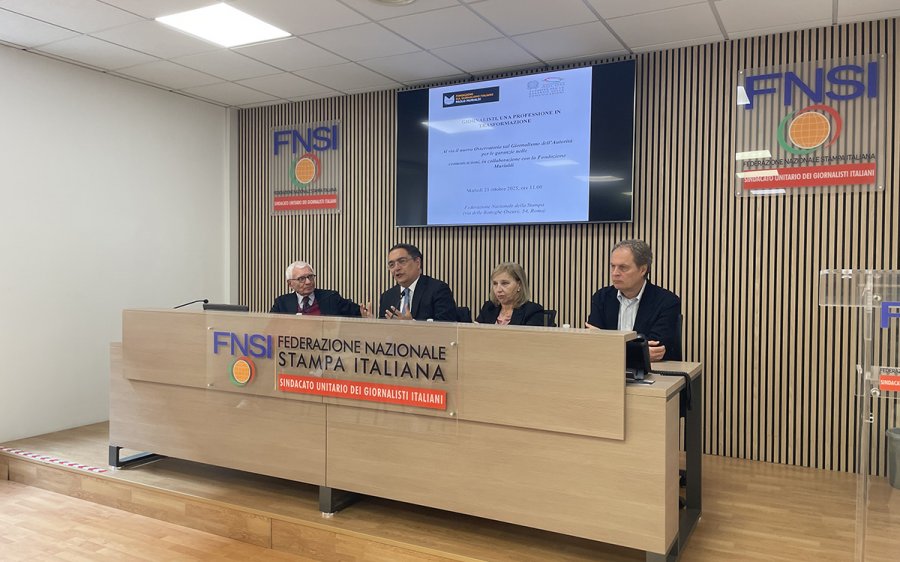 Osservatorio sul giornalismo Agcom, presentata in Fnsi la quarta edizione