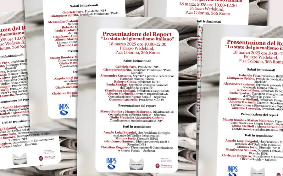 ‘Lo stato del giornalismo italiano’, il 18 marzo a Roma presentazione del report della Fondazione Murialdi