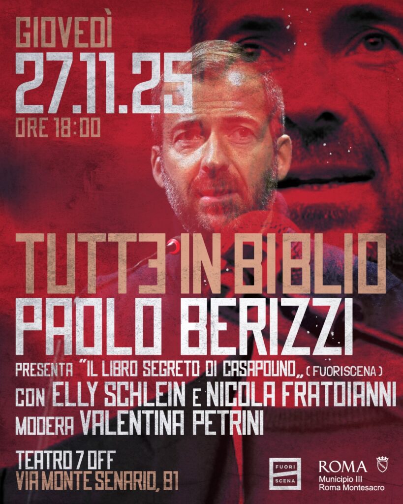 Roma 27 novembre: “Il libro segreto di CasaPound” con Berizzi, Fratoianni, Schlein