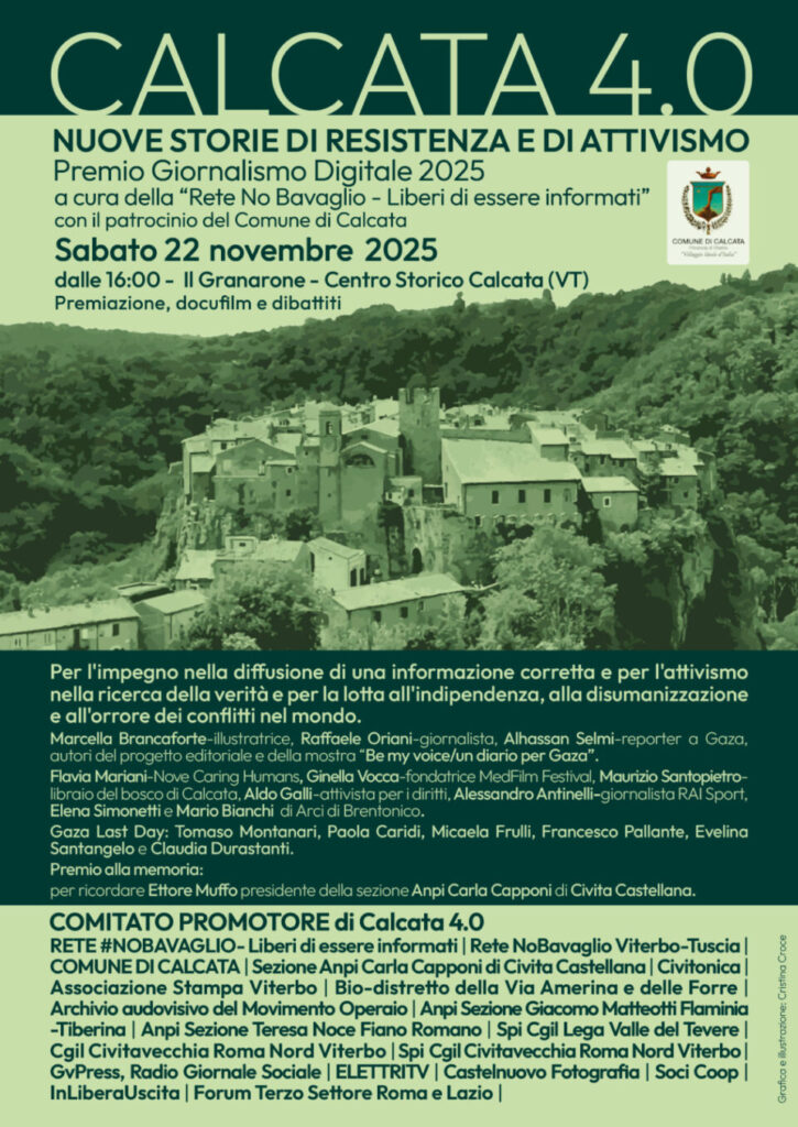 Calcata 4.0 edizione 2025, appuntamento sabato 22 novembre