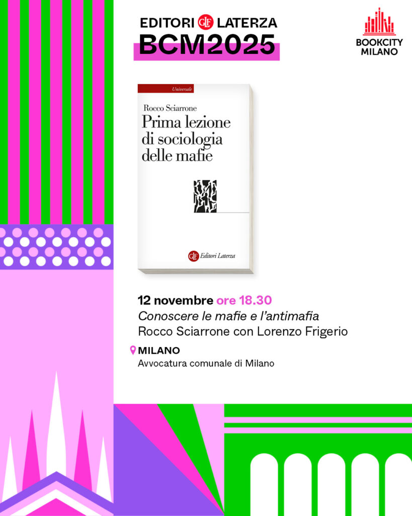 Bookcity 2025, Milano 12 novembre: “Conoscere le mafie e l’antimafia”