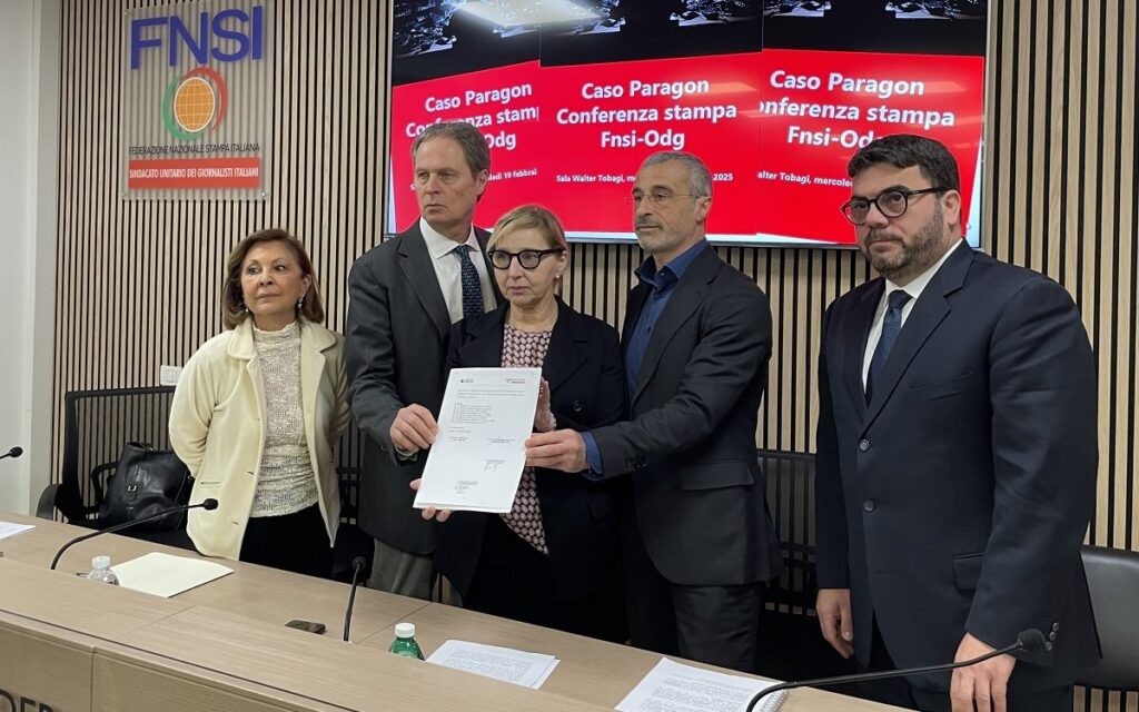 Caso Paragon: Ordine e Fnsi presentano denuncia contro ignoti per spionaggio giornalisti