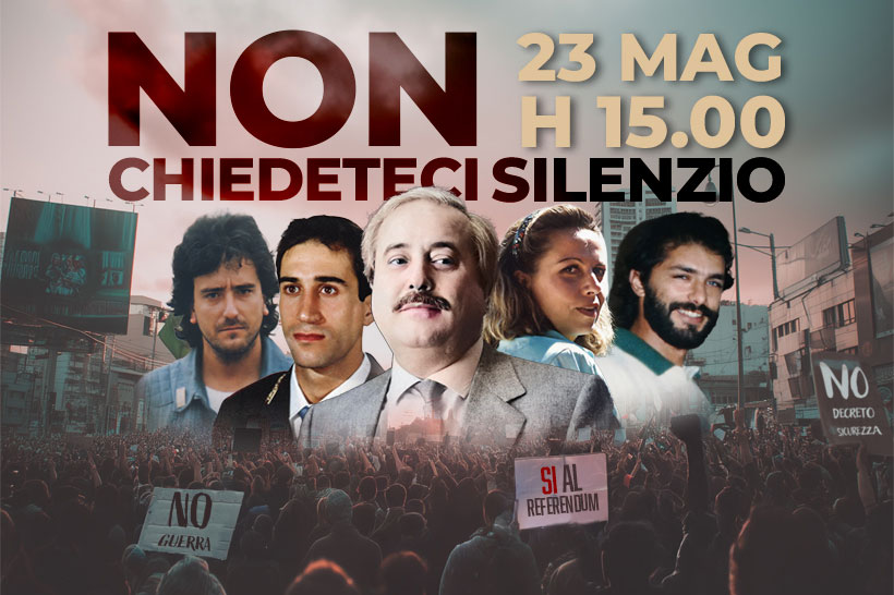 Palermo – Non chiedeteci silenzio: il 23 maggio faremo rumore!